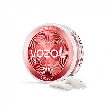 Pouch Vozol Nicotina 9mg - Juicy Peach