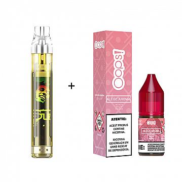 Pachet Kit Oops! Pod Maro + Lichid Oops! Salt 20mg