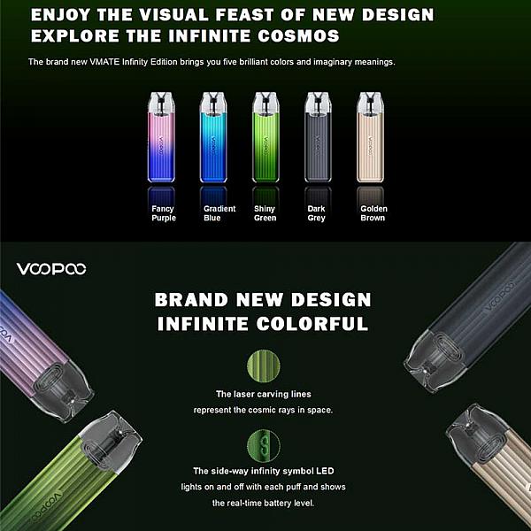 Kit VMate Infinity Edition - Voopoo - Shiny Green