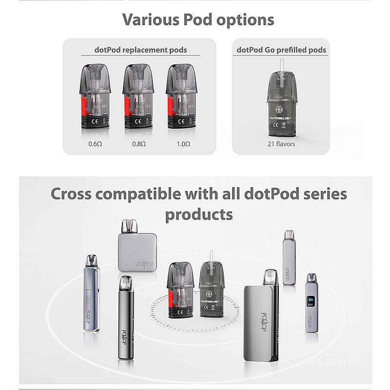 Kit dotPod Go - DotMod - Black Kit dotPod Go - DotMod - Black