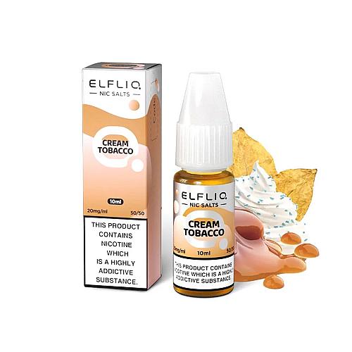 Lichid Elf Bar Elfliq - Salt 20mg 10ml - Cream Tobacco