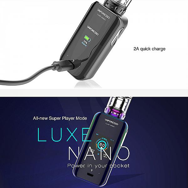 Mod Luxe Nano Vaporesso - Silver