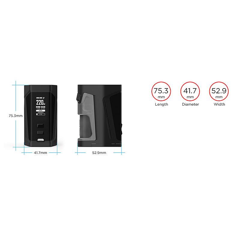 Mod Pulse Dual Vandy Vape - Black  Voore.ro