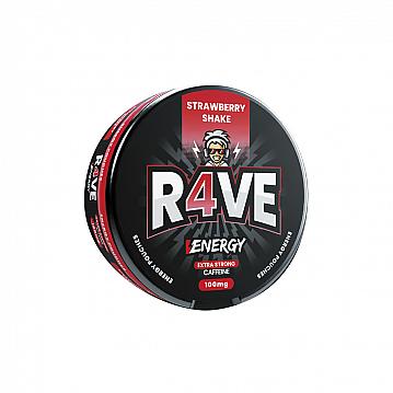 Energy Pouches R4VE - Strawberry Shake - Caffeine 100mg